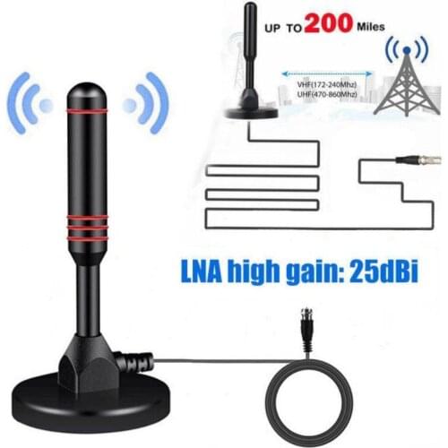 200 Mile Range Antenna TV Digital HD Skywire 4K Antena Digital Indoor HDTV 1080P