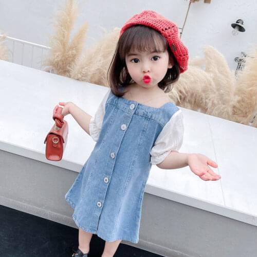 2021 Spring Autumn Baby Girls Kids Classic Plaid Dress Fahion Clothes Children Clothing
