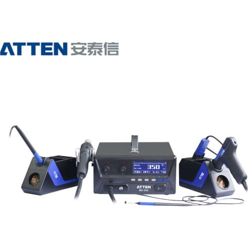 ATTEN MS-900 4 in 1 Rework Station --- Soldering Stations + Soldering tweezers + Desoldering gun +Hot air desoldering station