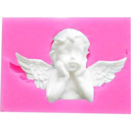Love Eros Chocolate Mold Angel Dessert Mould Cupid Cake Mold Valentine Cake Template God of Love Wedding Baking Mold SN179