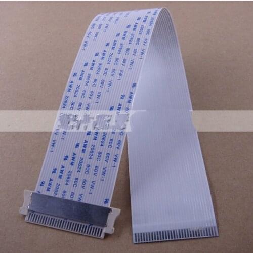 Flexible Flat Cable FFC Cable 30 Pin 1.0 Pitch Oppsite Direction With Connector For TTL LCD Monitor 25cm*3.1cm Free Shipping