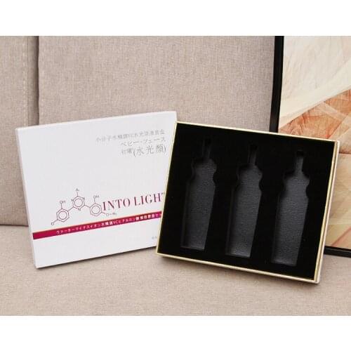 Custom cardboard paper printed black rigid magnetic book packaging gift box with EVA foam insert ---PX11018