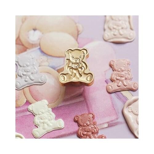 Irregular bear shape Stamp Head Custom Wax Seal Heads Stamps Postage Journal Package Wedding Gifts Envelope Handmade Tools