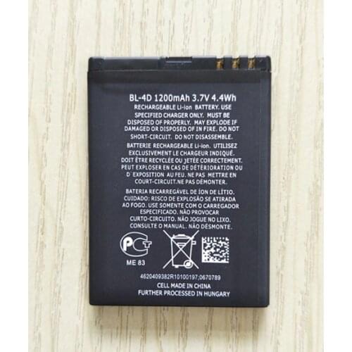 NEW 1200MAH BL-4D BL 4D Phone Battery For Nokia N97 mini N8 N8-00 E5 E5-00 E7 E7-00 T7 T7-00 702T N5 808 BL4D battery