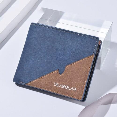 New Mens Wallet Short Fashion Wallet Multi-card Position Coin Purse Card Package Luxury Mens Purses Multi-function Bags Holder
