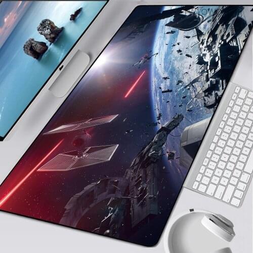 Speed Large Mouse Pad Gaming Mousepad Anti-slip Natural Rubber with Locking Edge Gaming Mouse Mat XXL Surface Keyboard Mause Pad