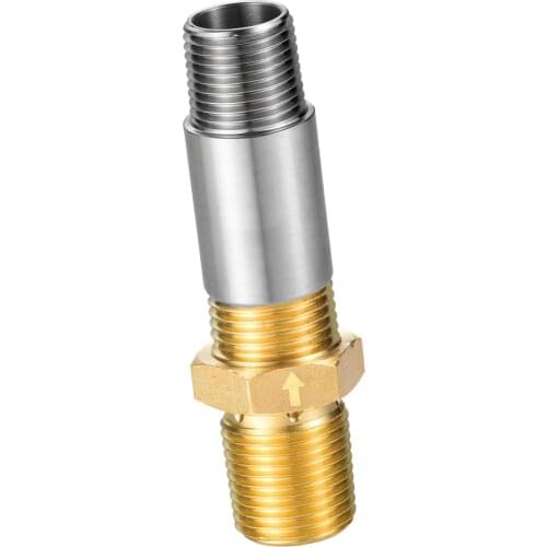 Liquid Propane Gas Fire Pit 1/2"" LP Air Mixer Mixture Valve,Stainless Steel& Solid Brass,High Capacity 150K BTU Fireplace Parts