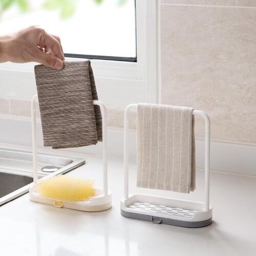 1pc Kitchen Rag Storage Rack Dish Cloth Drain Towel Storage Racks Borden Standaard Sponge Holder