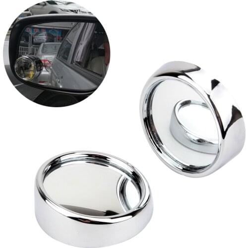SENZEAL Universal Car Spot Mirror 360 Degree Rotation Adjustable Blind Spot Mirror Auto Wide Angle Round Convex Rear View Mirror