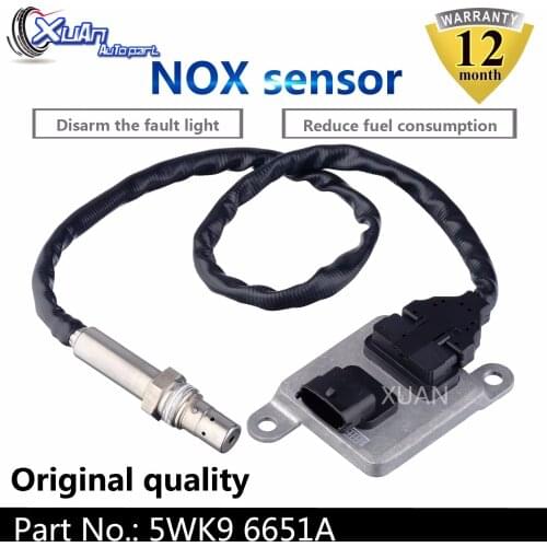 XUAN Nitrogen NOX Sensor Lambda Oxide O2 Sensor 5WK96651A For Dodge Ram 3500 4500 5500 5.7L 6.7L 2011 2012 05149216AB Downstream