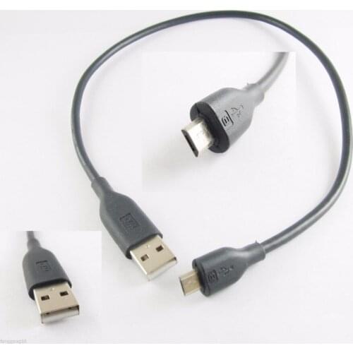 1pc USB 2.0 A Male To Micro USB B 5 Pin Phone Tablet Data Sync Charge Cable 0.5m 50cm