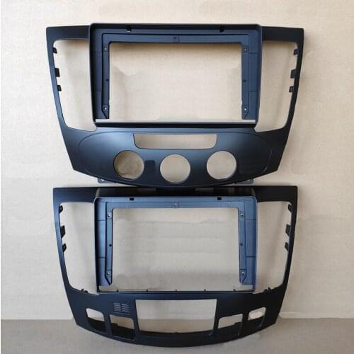Car Fascia Navigation Fascias Dash Frame Kit For 9" Android Multimedia Player For Hyundai Sonata NFC 2008 2009 2010