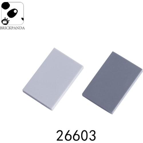 10PCS DIY City Compatible 26603 Tile 2x3 Building Blocks MOC Figure Parts Bricks Accessories Educational Castle Children Toys