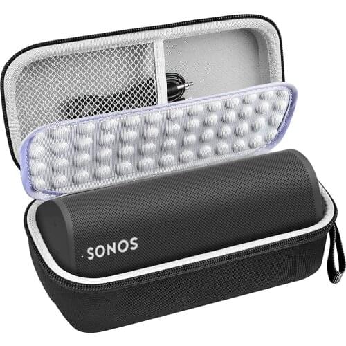 Speaker Case Compatible with for Sonos Roam WLAN & Bluetooth Portable Smart Speaker Travel Carrying Protective Holder Box