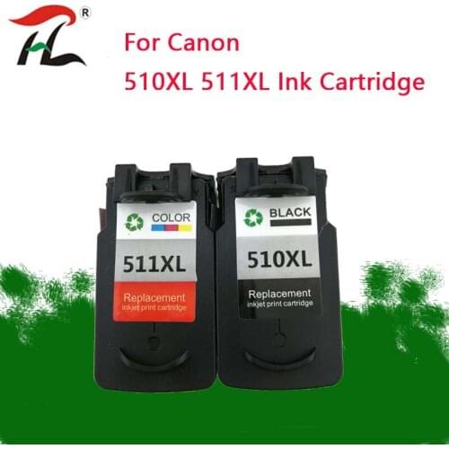 YLC PG 510XL CL 511XL PG510 Ink Cartridge for Canon MP240 MP250 MP260 MP280 MP480 MP490 IP2700 MP499 printer PG 510 CL 511 pg510