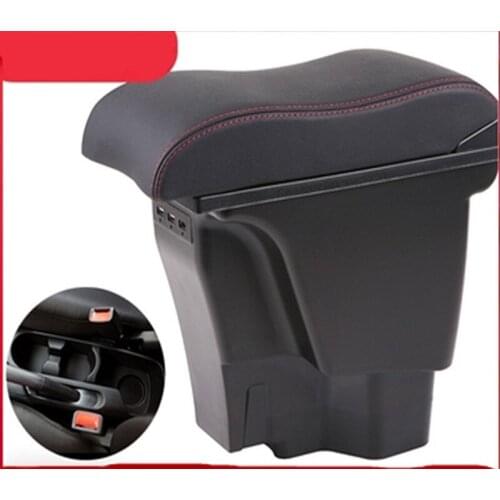 For KIA K2 RIO 3 armrest box central Store content box with cup holder products interior car-styling Accessories 2011-2016