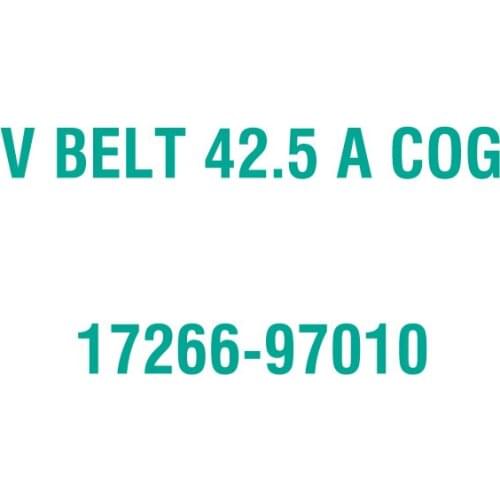 For Kubota 17266-97010 V BELT 42.5 A COG