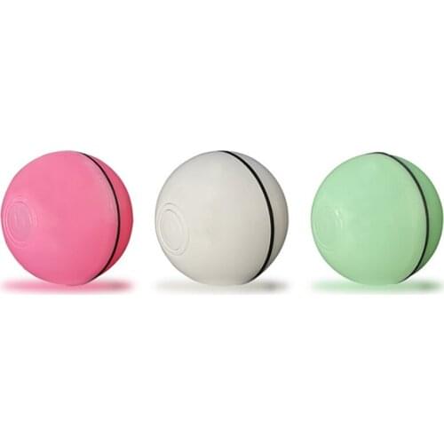 USB Charging Electric Cat LED Rolling Flash Ball Laser Intelligent Cat Toy Automatic Rolling Ball