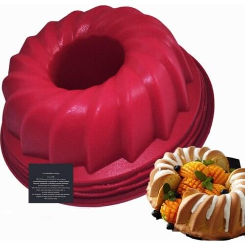 Food Grade Silicone Mousse mould Birthday large size Silicone Butter Cake Mould Bakeware Cake Pan Bread Pastry Tin Baking Mold