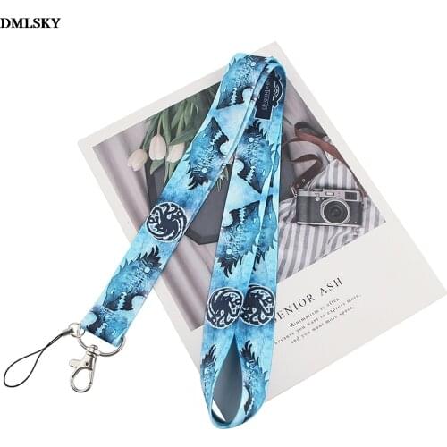 MD163 DMLSKY Cartoon Strap Creative For Mobile Phone USB ID Badge Holder Clip Lanyard for necklace
