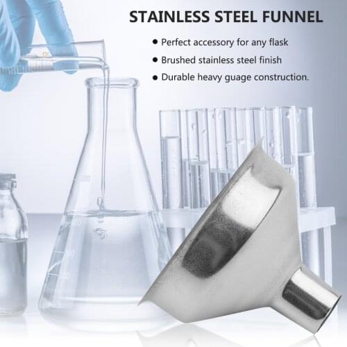 Mini High Quality Stainless Steel Funnel Kitchen Oil Liquid Funnel for Most Hip Flasks Wine Whisky Pot Wide Mouth Kitchen Tools