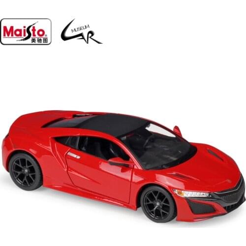 Maisto 1:24 Model Car Simulation Alloy Racing Metal Toy Car Children Toy Gift Collection Acura 2018 ACURA NSX