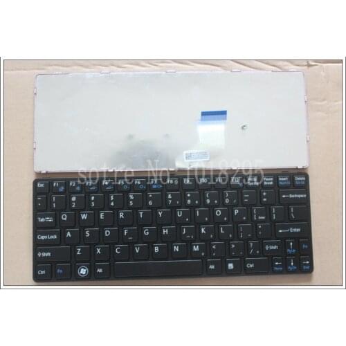 New Keyboard for SONY VAIO SVE11 sve1111M1E sve1111M1R sve1112M1E Laptop US Layout Black With Frame