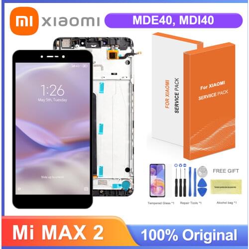 Lcd For Xiaomi Mi Max 2 LCD Display Touch Screen With Frame Panel Digitizer Replacement For Xiaomi Mi Max 2 Max2 Lcd Display