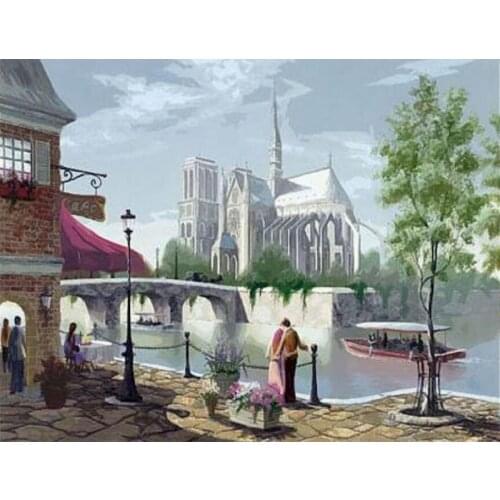 Couple Painting By Numbers 40x50 Canvas With Framed DIY Craft Kits Acrylic Paint For Adults Coloring By Number Decor