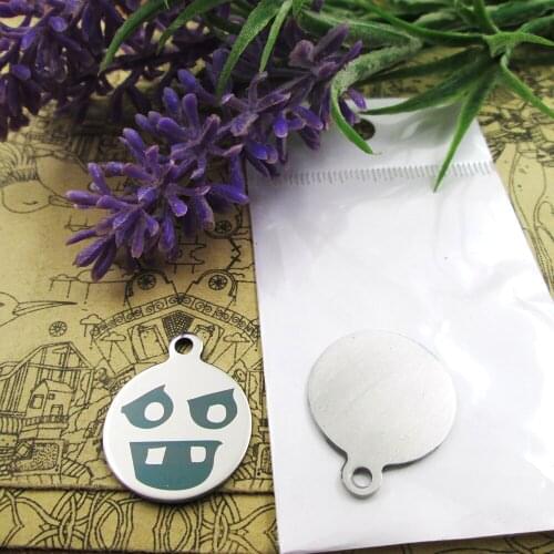 20pcs--"Jack Skellington faces19 "stainless steel charms more style for choosing DIY Charms pendants for necklace