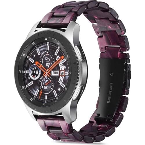 Resin strap Compatible with Samsung watch 46mm/Active 2 42mm/Huawei GT2/Amazfit 47mm Woman Replacement strap for 22mm 20mm band