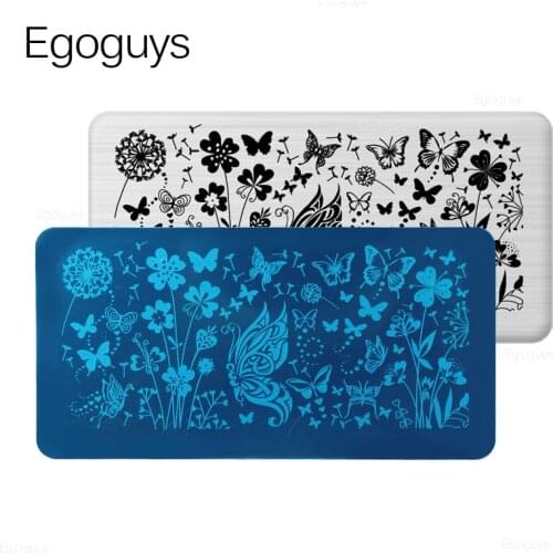 Nail Printing Stamping Templates Butterfly Pictures Print Dreamcatcher Image Stamp Plates Polish Transfer Stencil Manicure Tools