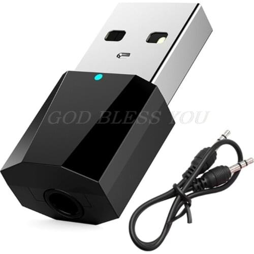 USB Wireless Bluetooth 3.5mm Audio Stereo Receiver for Car AUX Speaker Headphone Drop Shipping
