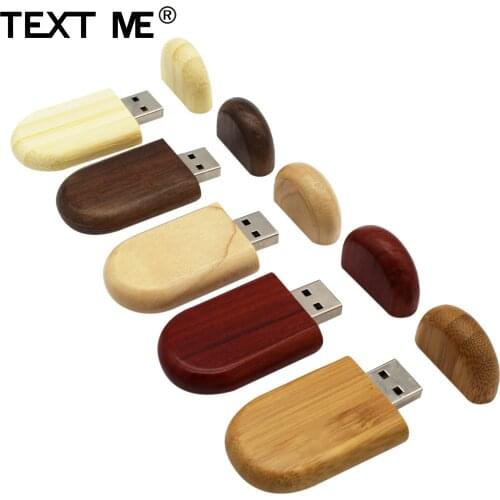 TEXT ME Maple wood Walunt wood Free custom made LOGO usb flash drive usb 2.0 4GB 8GB 16GB 32GB 64GB photography gift