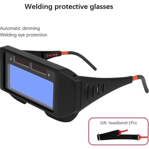 Utomatic darkening welding glasses face shield protective eyepiece