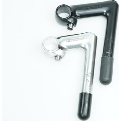 ZOOM Bicycle Quill Stem Retro Road Bike 25.4mm*22.2*mm Gooseneck Stem Aluminum alloy Bicycle Handbar Clamp 1 inch Bicycle Parts