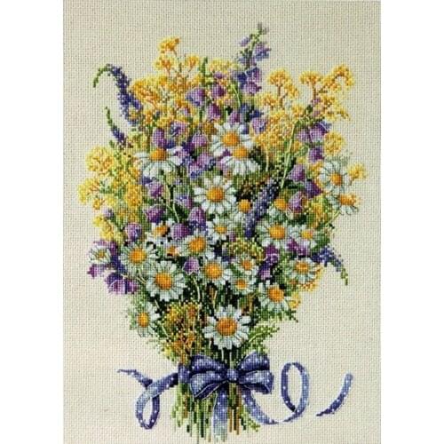 Manufacturer Embroidery Summer Flowers Modern Cross Stitch Hannah Sturrock with 100% Cotton Floss & Free Shipping for Wall Decor