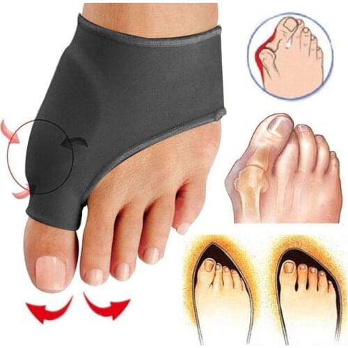 1Pair Hallux Valgus Braces Big Toe Orthopedic Correction Socks Toes Separator Feet Care Pain Protect Relieve Bone Thumb Sleeve