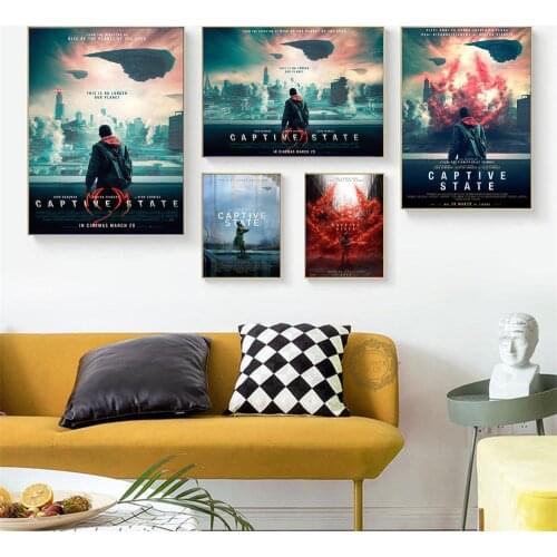 2019 Movie Captive State Poster Canvas Painting Print Home Decor Wall Art No Frame