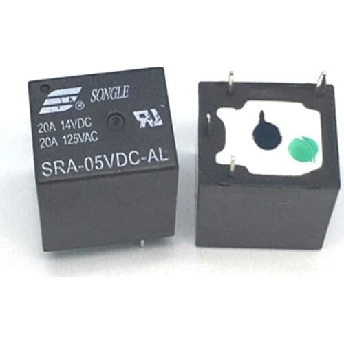50PCS power Relays SRA-05VDC-AL 5V 20A T74 4PIN Relay new and original