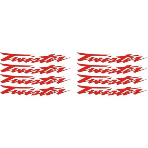 8 X CUSTOM INNER RIM DECALS WHEEL Reflective STICKERS STRIPES FIT honda twister