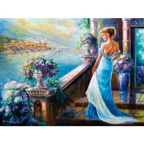 Diamond Painting Diy Diamond Embroidery Mosaic Seaside Sexy Beauty Picture Rhinestone Handmade Kits Pattern Home Decor KBL