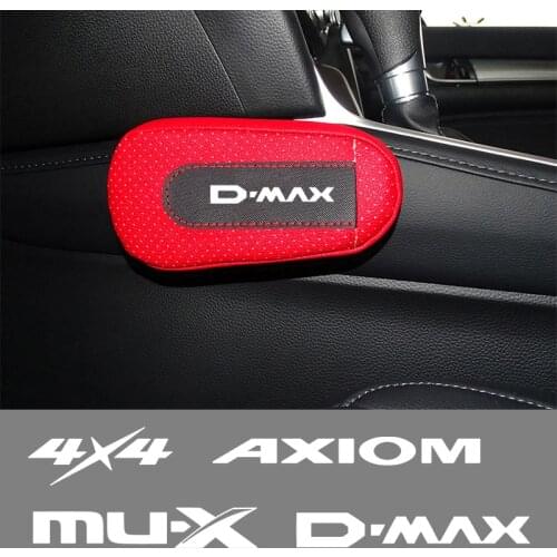 Car soft leather leg pads knee pads seat support elbow support For Isuzu Ascender Axiom D-Max Mu-X SLX 4X4 car Accessories