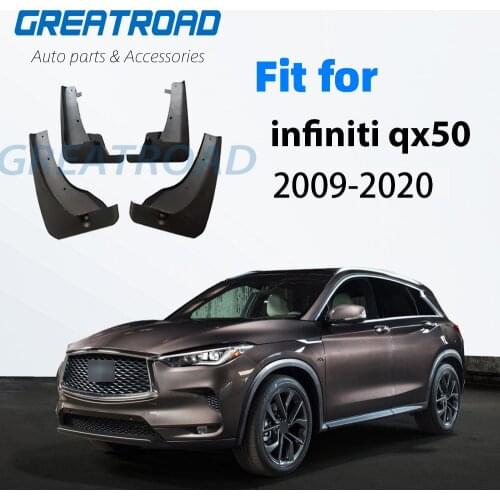 Fender Original car Hole position Soft glue Mudguard protection Modification Auto Accessories For Infiniti QX50 2009- 2020 2018