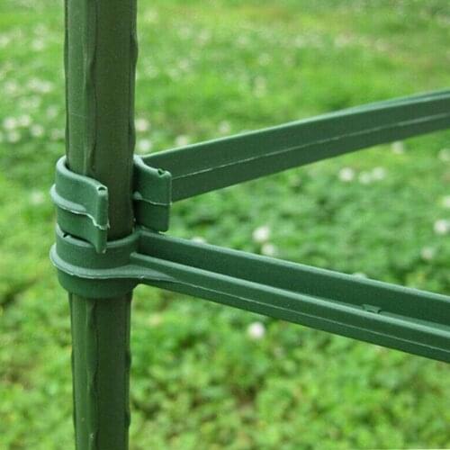 12Pcs Plant Holder Connector Gardening Climbing Outdoor Plant Fixed Support Rod Vegetable Growing Bracket for Climbing Fruits
