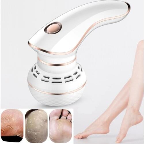 Electric Foot File Callus Remover Feet Massage Pedicure Machine Grinder Vaccum Dead Skin Exfoliator Removal Cleaner Rechargeable