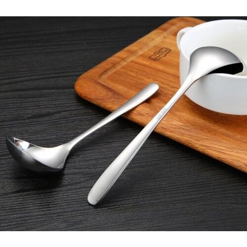 Soup Spoon Deepen Thickened 18/8 stainless steel Serving Spoons 1 pcs