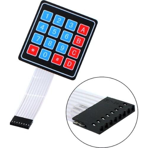 3PCS/LOT 4*4 Matrix Array/Matrix Keyboard 16 Key Membrane Switch Keypad for arduino 4X4 Matrix Keyboard