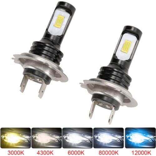 Muxall H4 H7 H11 H8 H9 H16JP H1 H3 LED Turbo Car Headlight Bulbs 9005 9006 Auto Fog Lamps 6500K 12V 24V LED Car Headlights