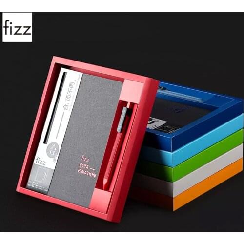 Fizz Paper Notebook Gel Pen Kit Gift Package Cornell Inner Page for School Office Meeting Work Planning